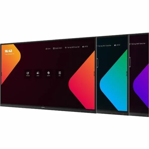 Pizarras Interactivas i3CONNECT ELM 2 1905mm 4K UHD LCD Pantalla de colaboración - ARM - 8GB - 16:9 Aspect Ratio - 3840 x 2160 - Direct LED - 450cd/m² - vista alternativa