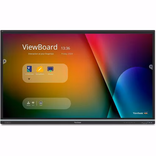 Pizarras Interactivas ViewSonic ViewBoard IFP8651 2184.40mm 4K UHD LCD Pantalla de colaboración - Rockchip - 3840 x 2160 - 2160p - Android 14