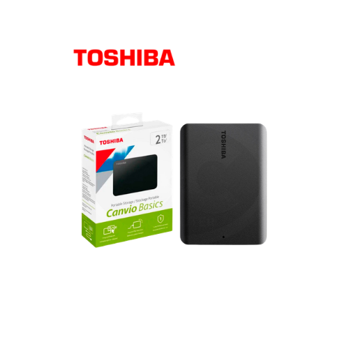 DISCO EXT. 2TB BASIC 3.0 TOSHIBA NEGRO