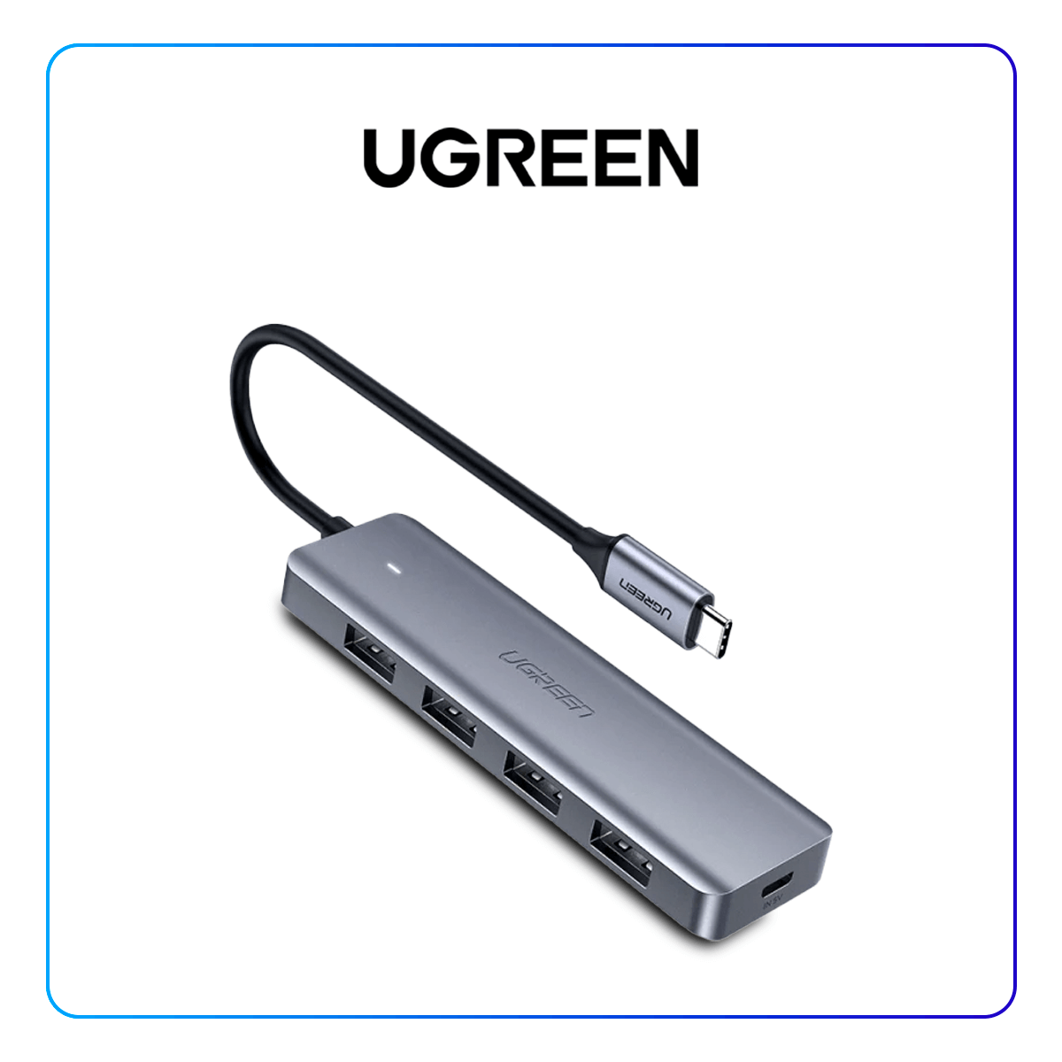 UGREEN ADAPTADOR HUB USB-C DE 4 PUERTOS USB 3.0