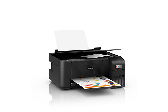 Impresora multifuncional de tinta Epson EcoTank L3210, Imprime / Escanea / Copia / USB - vista alternativa