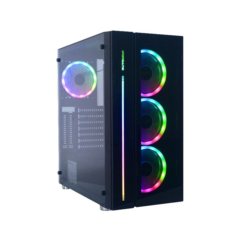 CASE GAMER IFORGAME J05, S/FUENTE, MICRO ATX, ATX, USB 2.0, USB 3.0, Audio HD