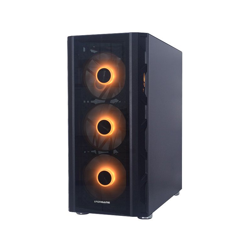 CASE GAMER IFORGAME J08, S/FUENTE, MICRO ATX, ATX, USB 2.0, USB 3.0, Audio HD - vista alternativa