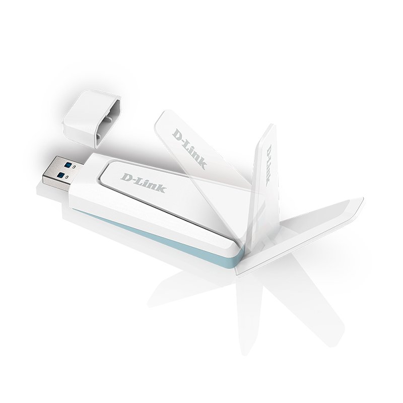 Adaptador USB D-Link Wi-Fi 6 AX1800 AX18U - vista alternativa