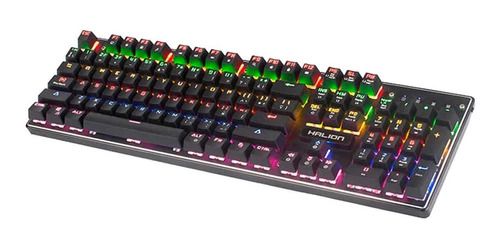 Teclado Gamer Halion Apolo HA-K990 Mecánico RGB