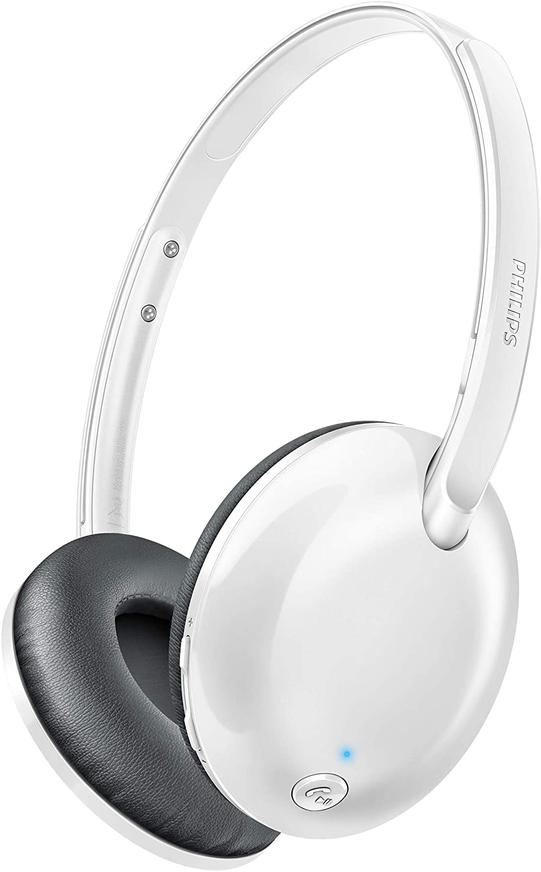 Audifonos Philips On Ear DJ Bluetooth SHB4405 Negro y Blanco - vista alternativa