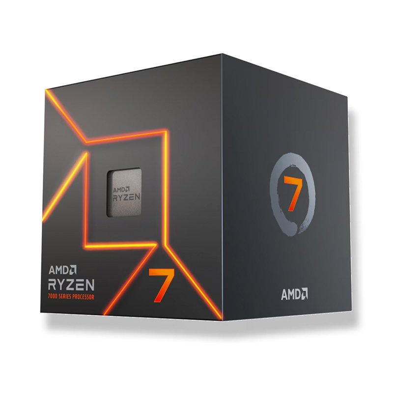 Procesador AMD Ryzen 7 7700 3.8 / 5.3GHz, 32MB L3, 8-Cores, AM5, 65W.