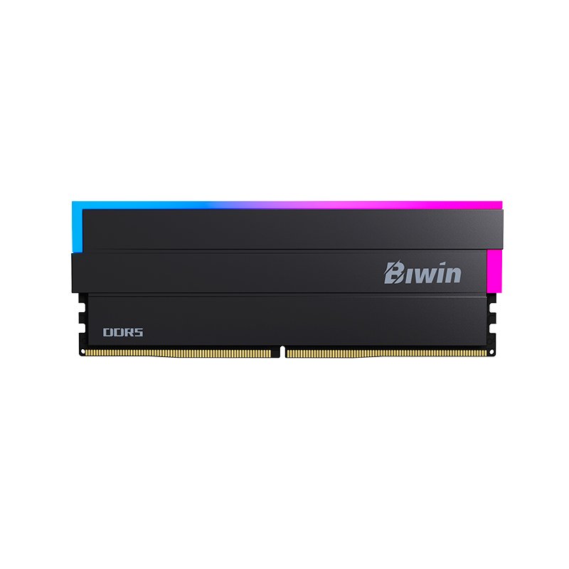 Memoria RAM Biwin Opal DW100 RGB 32GB (2x16GB) DDR5-6000MHz, CL28, 1.4V, Color Negro - vista alternativa