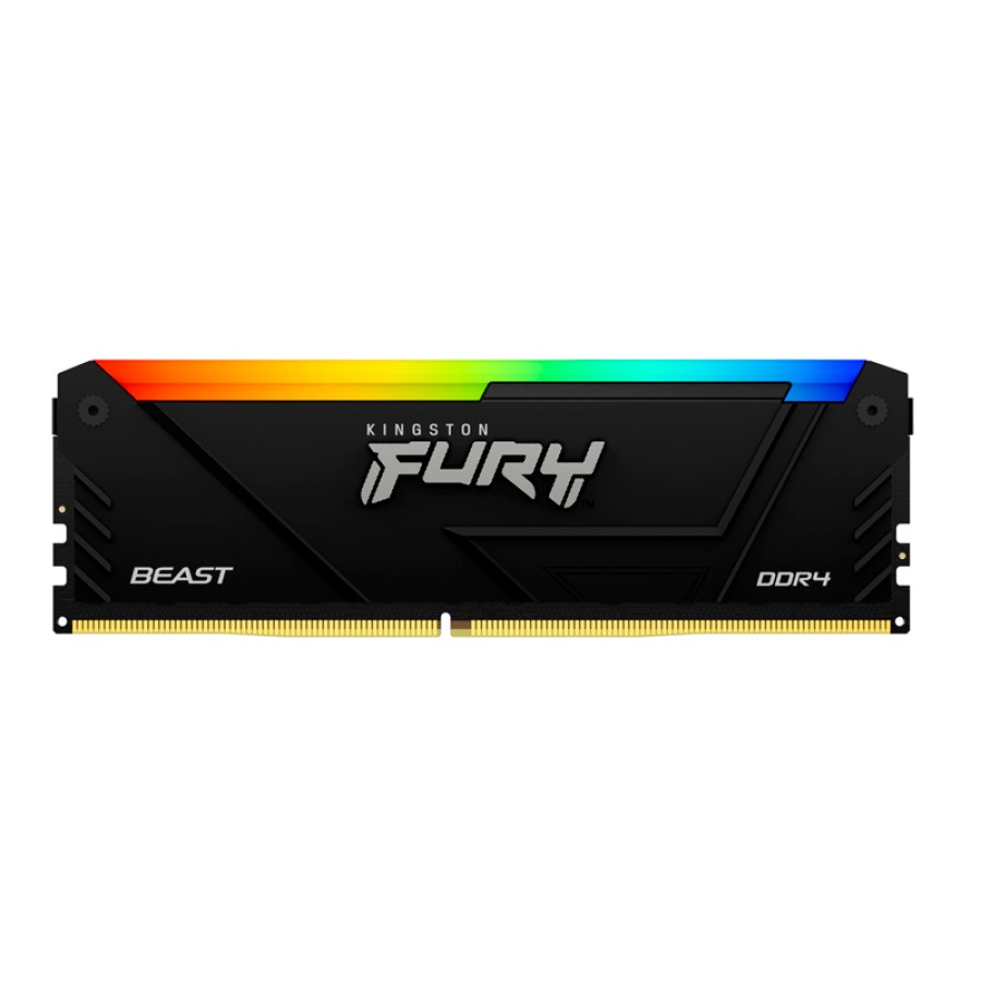 Memoria Kingston Fury Beast RGB BLACK 8GB DDR4-3200 MT/s, PC4-25600, CL16, 1.35V, Non-ECC
