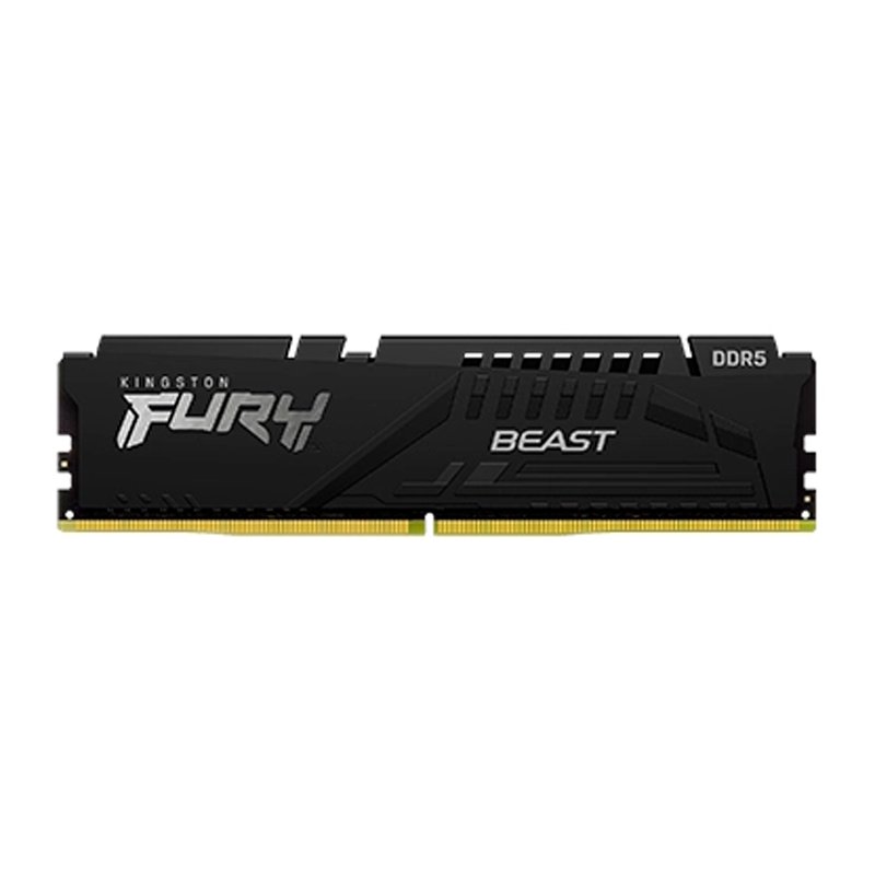 Memoria Ram Kingston Fury Beast 8GB, DDR5-5200MT/s, PC5-41600, CL40, 1.25V, 288-Pines, XMP 3.0