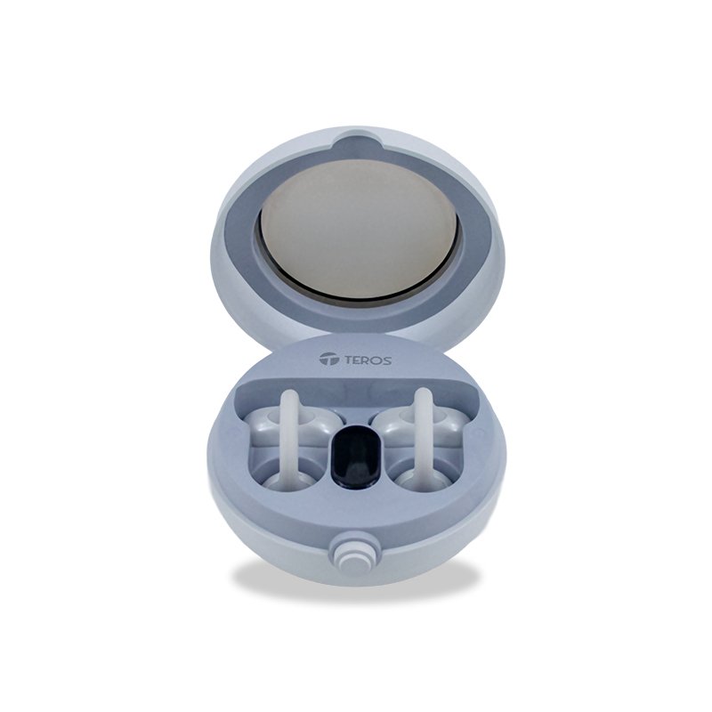 Audífonos Inalámbricos TEROS TE-80712W, Bluetooth, Carga Tipo C, blanco Titanium - vista alternativa