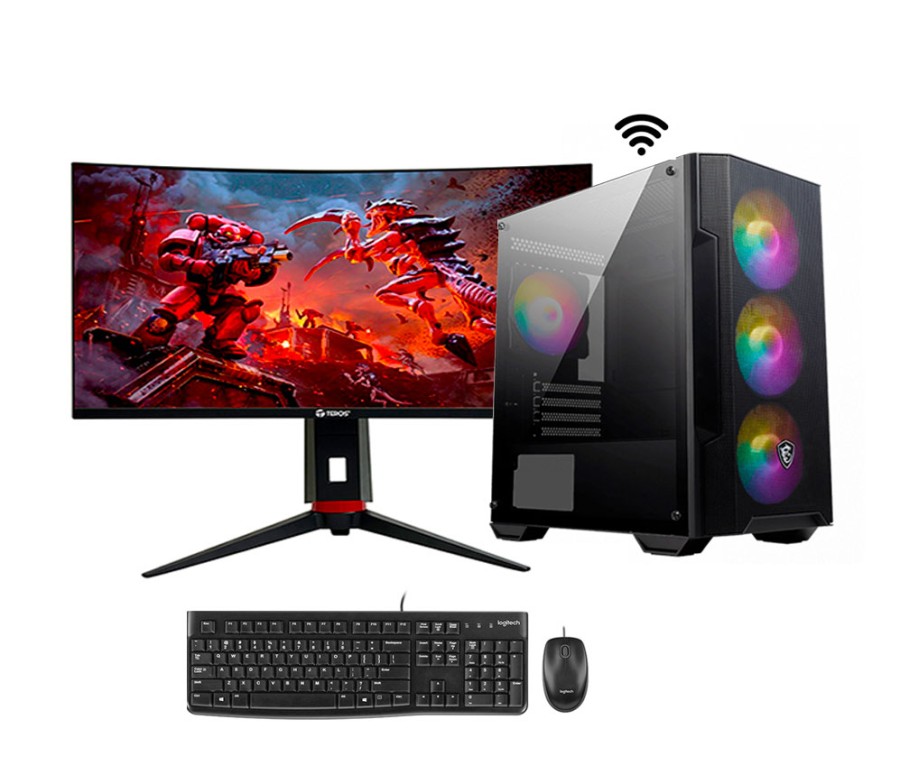 PC Intel Core i5-13ava Gen, Memoria RAM 16GB, Disco solido 1TB, Monitor 27"