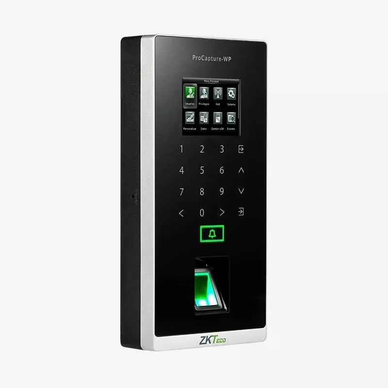 PROCAPTURE-WP - GREEN LABEL - TERMINAL DE HUELLA DIGITAL PARA CONTROL DE ACCESO CON PROTECCIÓN IP65 - vista alternativa