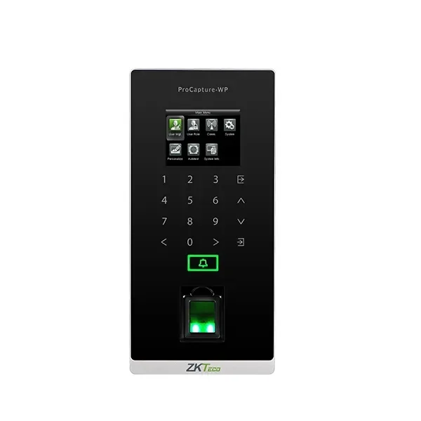 PROCAPTURE-WP - GREEN LABEL - TERMINAL DE HUELLA DIGITAL PARA CONTROL DE ACCESO CON PROTECCIÓN IP65