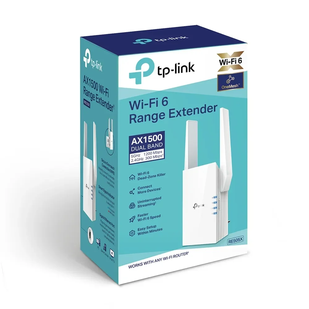 Extensor wi-fi 6 Re505x tp-link / ax1500 dual band