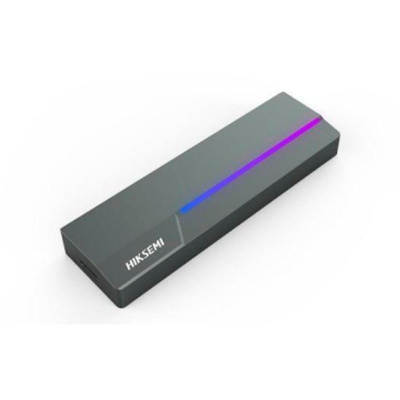 Enclosure Hiksemi MDR1 para SSD M.2 NVMe/SATA con RGB