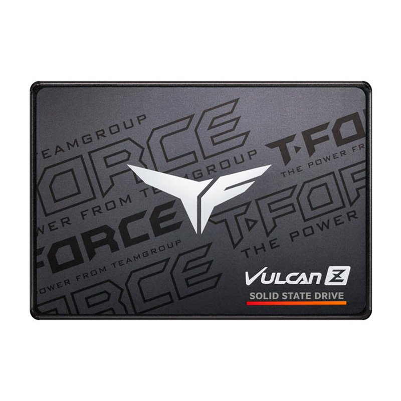 Unidad en estado solido T-FORCE VULCAN Z, 1TB, SATA 6Gb/s, 2.5", Negro, DC +5V