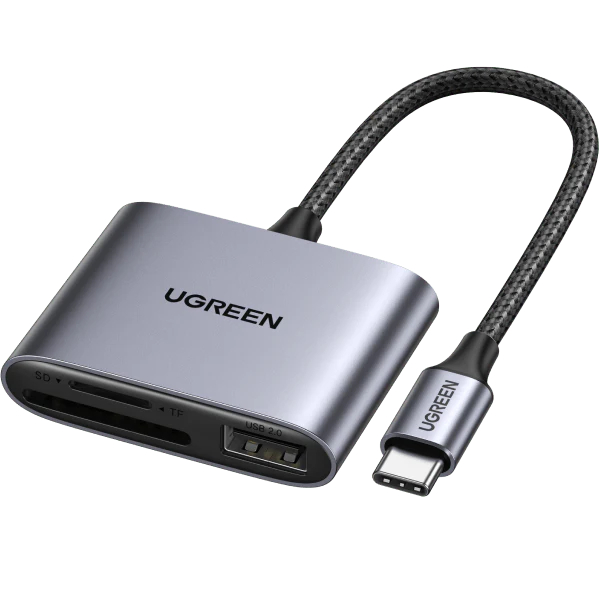 Lector de tarjetas SD Ugreen 3 en 1 USB C
